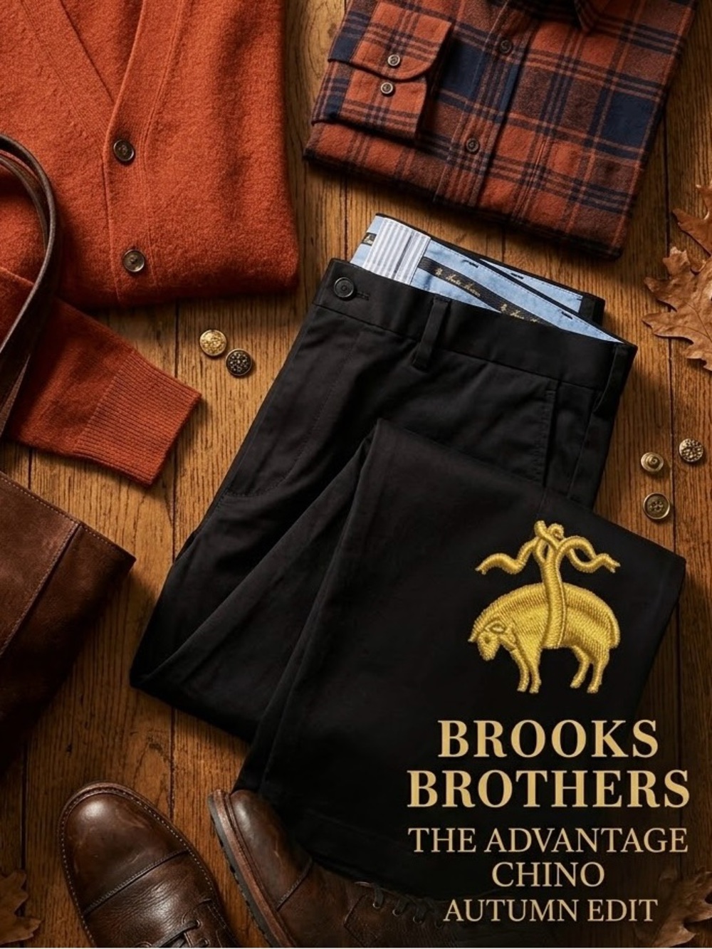 Brooks Brothers Men's Lightweight Advantage Chinos